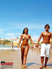 Swimsuit slips admired by our hunter upskirt pantyhose