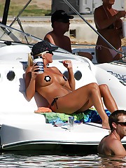 British girls in bikinis on weekend celebrity upskirt