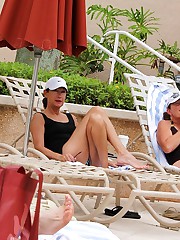 Sweetest girls in bikinis shake butt upskirt picture