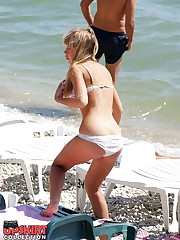 Nice and so sexy bikini view here upskirt photo