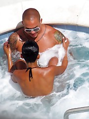 Hot butts in swimsuit bottoms upskirt photo