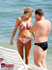 Bikinis and nudity exposed on cam celebrity upskirt