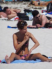 Awesome bikinis featured on shots upskirt pic