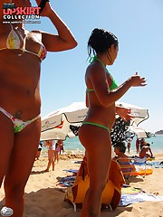 Day filled with sexy bikini booties upskirt picture