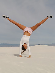 Alejandra Cobos is just like White Sands, New Mexico. People will come from all over just to admire her beauty momentarily. Enjoy the view, have your fun, but pack up your stuff and leave before your welcome has passed. Girls like Alejandra are essentially putting food on the plates of cosmetologists everywhere. Her lips, which are unfathomably perfect, make vain owners of lesser lips quite jealous. They never look real, ladies. Please stop trying. We must all humbly accept the exceptional qualities of blessed individuals like Ms. Cobos. This is our burden. March on. upskirt shot