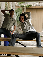 A group of teenage friends were eager to get to their favorite smoking spot, away from their homes and parents. But as they approached, they noticed that the picnic area was occupied by a scoundrel of a photographer taking odd portraits of a beautiful young lady. The friends playfully mocked Lacole Sawyer's poses and exchanged gestures of approval. She was slightly embarrassed, but ultimately un-phased. The moment, the warm weather, the vibe, were too sublime. up skirt pic