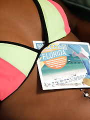 When the bleak winter weather loses its novelty, I like to escape to the warm underbelly of America. Florida is far from perfect, but it can be just what I need to keep from slitting my wrists. Lacole Sawyer is a gorgeous college student who was looking to earn cash for her spring semester. Being an artist herself, Lacole holds liberal views when it comes to nudity and sexual expression. I can't wait to see her bright smile again upon my return to Tampa. upskirt shot