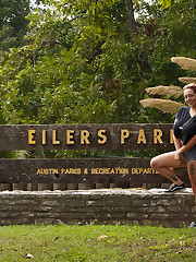 Kelsey Berneray and I visited this park near downtown Austin. I must warn you, it is very easy to become addicted to Kelsey. Eventually, you will need to get out of bed and face the real world. Kelsey is from a dream land. A place where you don't get sick, you don't get stressed, and you simply live in perfect contentment. The trade-off is that in order to be allowed entry, you have to be patient, open-minded, and willing to disconnect from your ego. Meh, probably not worth it. upskirt pic