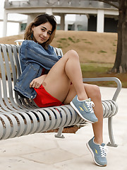 Mia Valentine is a rare breed. She is a digital nomad who travels the world, models, cams, dances, smokes weed, and devours adventure. She is originally from Guatamala and has many incredible talents. You will get to know more of her soon here. It is not every day or even every year that I find a sexuality as supercharged as Mia's. And trust me, I look. upskirt picture