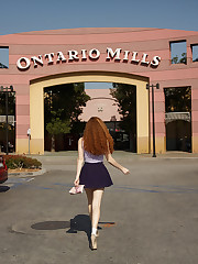 At this point, I believe I have posted more updates of Wendy Patton than any other girl. Know what else? This probably won't be the last. Wendy has a captivating personality that matches equally captivating looks. When she is in the right mood, being playful and mischievous comes naturally to her. On this day, Wendy was suffering from a bad case of social anxiety. But she forgot about all that once she stepped inside the unnatural and unreal environment of the Ontario Mills shopping mall. Materialism has its benefits. upskirt pic