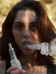 Christine Ash returns for a hike in the San Fernando Valley. Her young, delicate frame begs for protection, but this woman is no snowflake. She holds strong opinions and has faced countless adverse situations. I am not a fan of vaping, but hey, do you. Once the army of robots arrives, we will all be suggin' on something similar anyways. up skirt pic