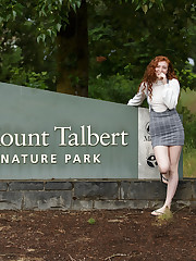 As-salamu alaykum. Corsen Gilroy went for a hike with Anthony, our contributor from Portland. Flip-flops, short skirt, nature trail. I'm not sure those things go together, but who cares? Corsen is super attractive and can mismatch for Zishy any time she pleases. upskirt pic