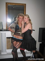 Hot girls try on new lingerie and get recorded on cam