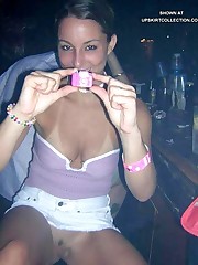 Glam chicks upskirts