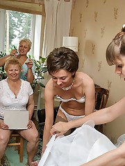 A bride in action pics