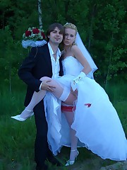 Naughty Brides upskirt photos