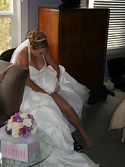 Naughty Brides upskirt photos