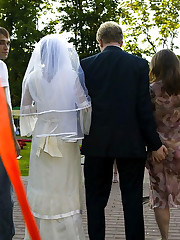 Naughty Brides upskirt photos