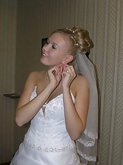 Naughty Brides upskirt photos