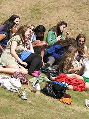 Real street upskirts - pics of teen hottie in mini