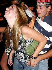 Cute downblouse amateurs having real fun