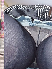 pantie hose upskirt