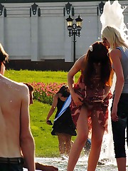 Girls do not mind flashing upskirts