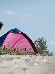 Babes wear nothing but tiny bikinis