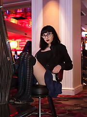 Paisely Osiris turned me onto the veggie burgers at Johnny Rockets. They're fabulous. They taste even better if you make it a double with a beef patty over it. You're welcome. Paisley is a piliferous vegetarian that won't be limited by a conservative mindset. I know Vegas is mostly awful, but every now and then, I get the hankering to get back to her. Now is one of those times. Who's in?