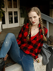 Giana Van Patten took me with her to run an errand. She needed a snack, she needed a smoke. I documented the whole adventure. Try to imagine how much pain I must feel when I walk in a city and see so many beautiful women that I would want to photograph in perverse ways, but simply can't. They can't all be Gianas. God bless the Internet.