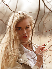 I flew to Denver to photograph a tall, leggy, gorgeous blonde named Dannell Norfolk. The temperatures were icy cold, but you could have fooled me. This incredible woman can thaw out the chilliest of bones. Dannell has the looks to pull off snooty fashion editorials, yet also has the nerves to flash a camera at her neighborhood diner. Women like this AND weed? I hope I die and go to Colorado.