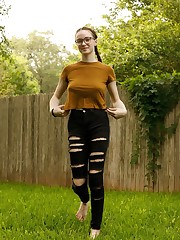 Hey friends. It has been a very chaotic summer, but it is finally coming to an end. I just returned from the other side of the pond, where I created a ton of new material. I can't wait to show you guys everything. However, I am also the sole editor, which is why the publishing schedule is what it is. For now, enjoy Hazel Moore from when I shot her in the Austin suburbs.