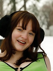 Hey guys. Christmas is the time of year when you put aside your petty differences and share unforgettable moments with the ones you love--the fully vaccinated and compliant. And just because Grandma refuses to get her booster, doesn't mean she has to miss out on all the fun. The patio deck provides a comfy spot for her to enjoy a warm plate of holiday roast. Daisy Wensday literally froze her buns for us in these pics. Show some love in the comments and remember to leave masks and hand sanitizer out for Santa.